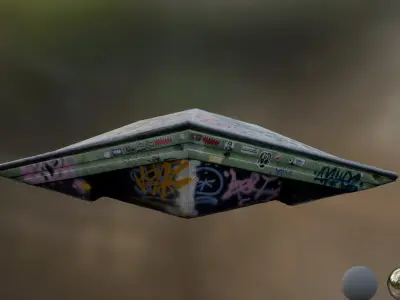 skatepark element 1 Low-poly 3D model