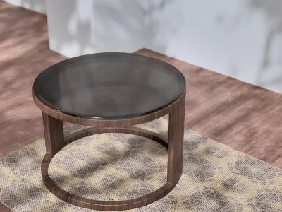 Round Table Package Of 4 3D model
