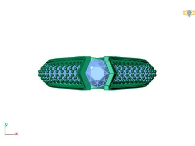 Women Ring 3DM Womens Ring 3d models 3D print model 3D print model 64