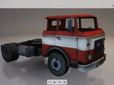 Vehicle - Truck 08 Low-poly 3D model