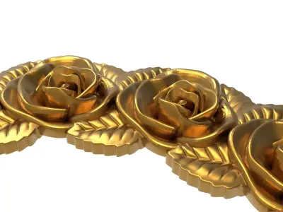 carved frame 3D model 55