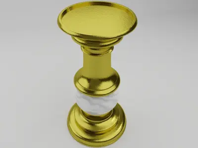 metal candle holder 3D model