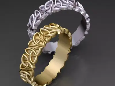 Celtic Ring 3D print model