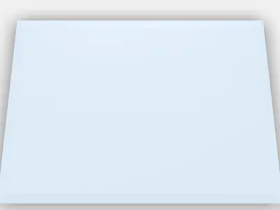 TJORHOM 4 panels for sliding door frame 1 Low-poly 3D model