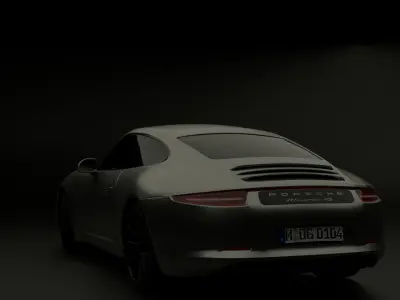991 porsche 911 carrera 4s 3D model