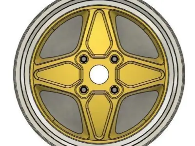 ROTIFORM GTB RIMS FOR DIECAST 64 SCALE 3D print model