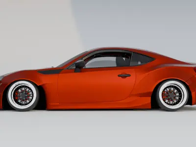 toyota gt86 3D model by hydersharjeel4