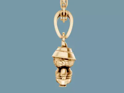 Labubu Pendant 3D print model