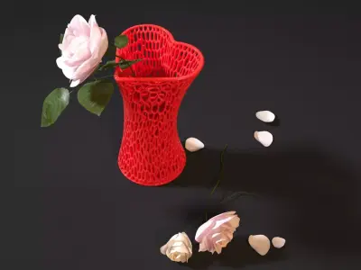 Heart Vase 3D print model