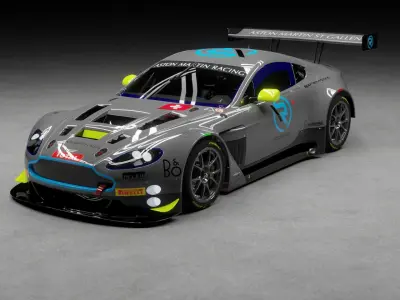 Aston Martin Vantage GT3 V12 3D model