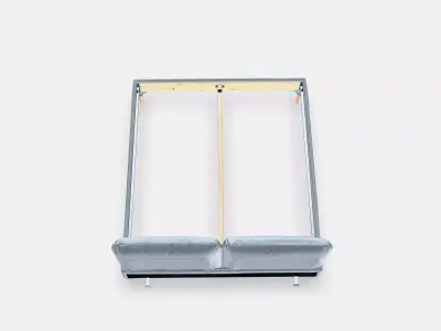 SAGESUND Upholstered bed frame Low-poly 3D model