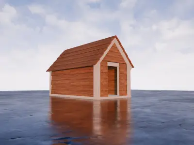 Dog House 3D model buy