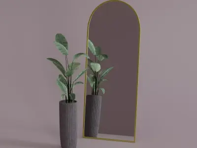 Decorative Mirror 3D model purchase