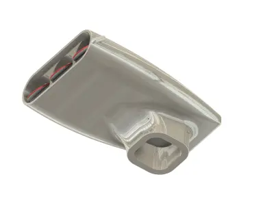 3d printable model car scoop hi-poly 3D print model