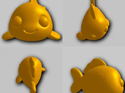 Goldfish - Kawaii Animals Collection 3D print model