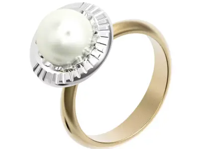  Pearls ring 3D print model