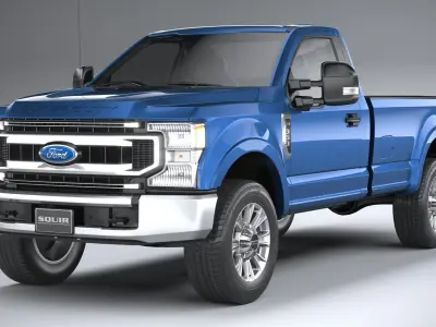 F-350 Super Duty XLT 2022 3D model