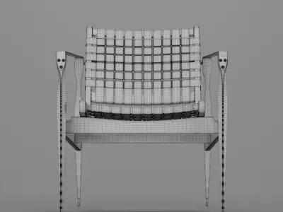 Dilan Safari Armchair 3D model