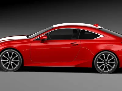 Lexus RC 2015 3D model