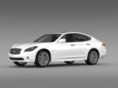 Infiniti M35h Y51 2013 3D model