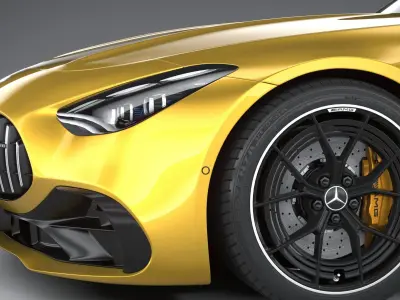 Mercedes-Benz AMG GT43 Coupe 2025 3D model
