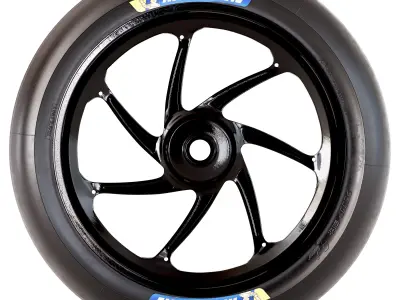 Motorbike Racing Tyre 3D model