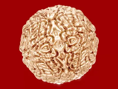 Celtic knot Textured ball 3D print model