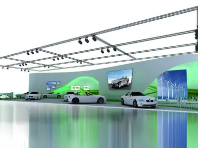 Exhibition - Area -40X15-3DMAX2009-010 3D model