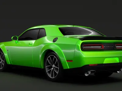 Dodge Challenger 392 HEMI Scat Pack Shaker Widebody 2017 3D model