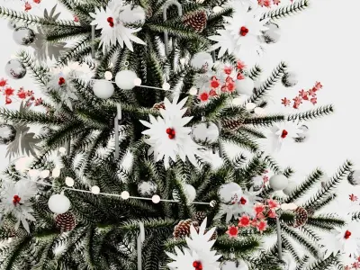 3D Christmas Tree 7 with gifts New year 3D model