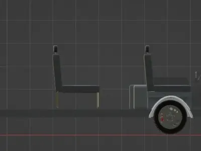 Mitsubishi L300 Inner and Outer Half 3d drawing 3D model