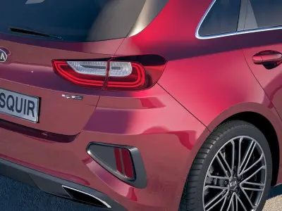 Kia Ceed GT-line 2019 3D model