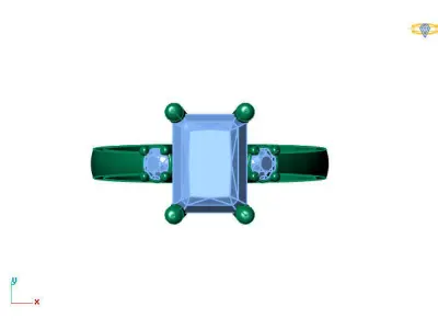 Women Ring 3DM Womens Ring 3d models 3D print model 3D print model purchase