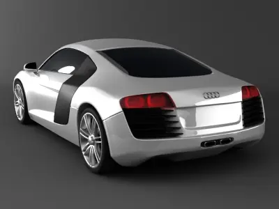 Audi R8 Lemans 3D model