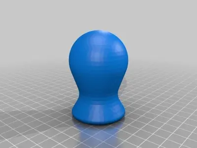 Skirted gear knob Free 3D print model