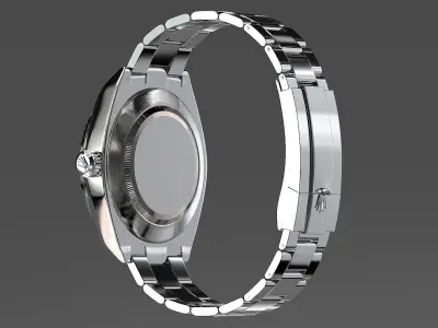 Rolex Oyster Perpetual Sky-Dweller Low-poly 3D model