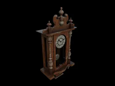 Clocks Pack Low-poly 3D model