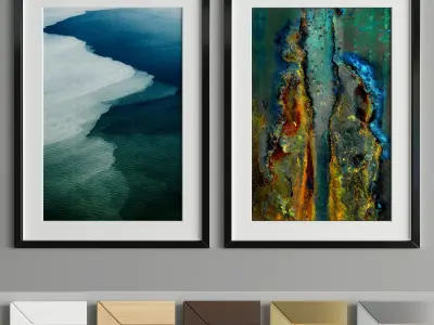 Art Frame A59 Low-poly 3D model