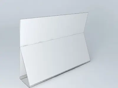 PortaRetratos acrylic frame with family Free 3D model