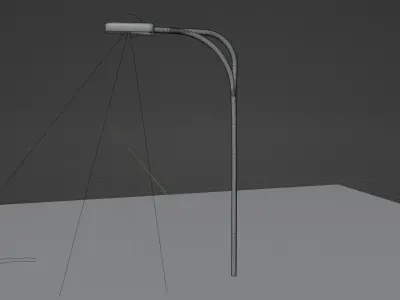 Street light pole Free 3D model