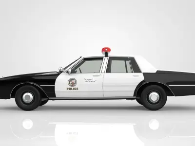 Chevrolet Caprice Classic Police 1989 3D model