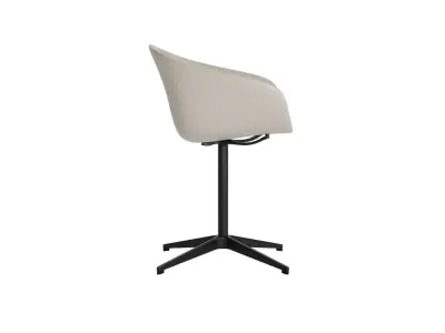 Pinwheel Curved Office Chair 3D model