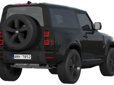 Land Rover Defender 90 V8 2022 3D model