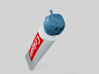 Pumpkin - Toothpaste Cup 05 STL 3D print model