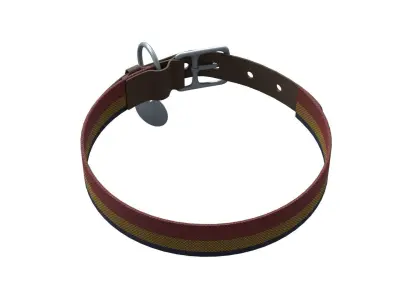 dog collar 3D model