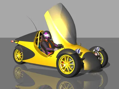 Personal Electric Vehicle 3D model