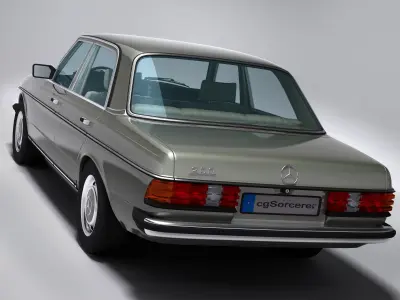  Mercedes Benz W123 3D model