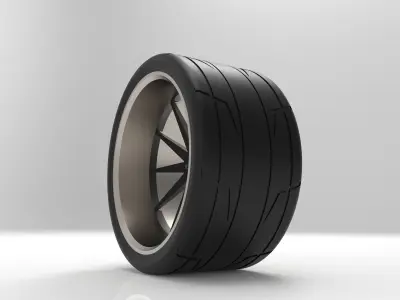 Race Wheel 3D model