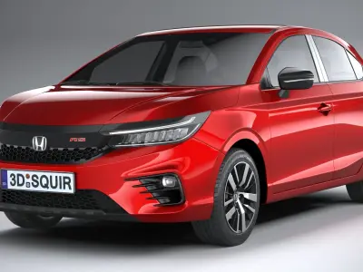 Acura City RS Hatchback 2022 3D model