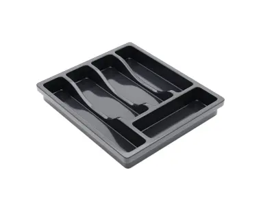 Cutlery Tray Drawer Organizer 01 3D model